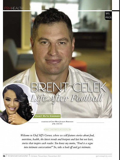 In this issue of Rowhome Magazine, I had the opportunity to chat One on One with former Philadelphia Eagle, Brent Celek.  Talking life after football.
